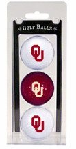 Oklahoma Sooners Golf Ball Pack Of 3)