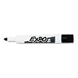 Expo Low Odor Bullet Tip Dry Erase Markers, 12 Black Markers (82001)