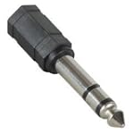 3.5mm Stereo Jack To 1/4" Stereo Plug Adapter