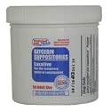 Glycerin Suppositories Laxative For Adults - 50 Ea