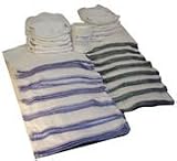 Prefold Cloth Diaper Grande Package - Bleached Prefolds & White Velcro Bummis Super Whisper Wraps