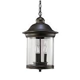 60081-71 - SeaGull Lighting Three-Light Hermitage Outdoor Pendant