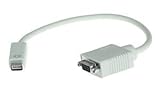 Apple iMac Mini DVI MDVI / M-DVI Male to VGA Female Video Adapter Cable White Apple iMac Mini DVI MDVI / M-DVI Male to VGA Female Video Adapter Cable White