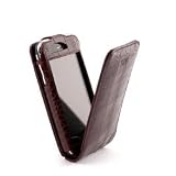 Sena 153218 Burgundy Croco MagnetFlipper Case for Apple iPhone 3G / 3GS