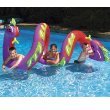 Two Headed Colorful Curly Serpent Pool Float By Swimline Model:9087
