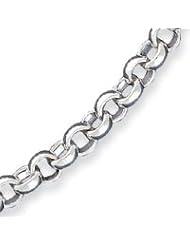 Sterling Silver Fancy Link Necklace - 18 Inch