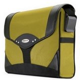 UPC 871981000019 product image for Select Laptop Messenger - Black/Yellow - Holds 15.4 Pc Or 17 Mac Screens - 1680D | upcitemdb.com