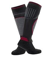 Contrast Panel Ski Socks with Wool