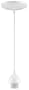 Westinghouse Lighting 7028600 Single-Light Mini-Pendant Kit with White Finish