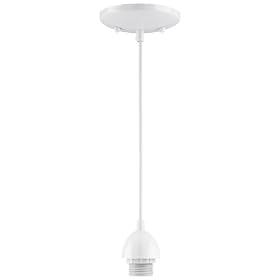 Westinghouse Lighting 7028600 Single-Light Mini-Pendant Kit with White Finish