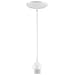 Westinghouse Lighting 7028600 Single-Light Mini-Pendant Kit with White Finish