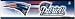 New England Patriots Bumper Sticker