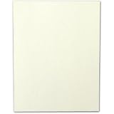 Ecruwhite 8.5 x 11 Kid Finish Sheets