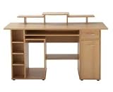 San Diego Wood Effect Workstation H910xW1420xD600mm