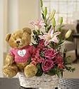 A Beary Happy Birthday Flower Gift