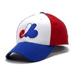 Montreal Expos 1969-91 Cooperstown Fitted Hat - White/Royal/Red 6 7/8