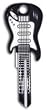 Black Electric Guitar Schlage SC1 House Key