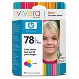 HP CB277AN#140 78 Plus Tri-Color Inkjet Print Cartridge with Vivera Inks