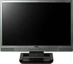 AOC 916swa 19 Zoll Widescreen TFT Monitor silber / schwarz (Kontrastverhaeltnis: 2.000:1, 5 ms Reaktionszeit)