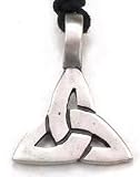 Celtic Knot Triquetta Pewter Pendant Necklace