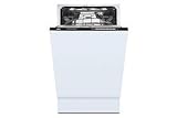 45cm 5 Programme 9 Place Setting Fully Integrated Slimline Dishwasher (ESL46010) from Electrolux