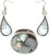 Earrings Ring Set Silver Jewelry (erss032)
