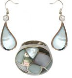 Earrings Ring Set Silver Jewelry (erss032)