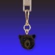 Black Bear Zipper Charm - Animal Zipper pull Charm
