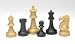 CARROM 832.97-Deluxe, 3 3/4' ' weighted Chess Plastic