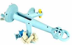 JW Pet Company Insight Nylon Play Perch 12.5in x 7in Large Bird Toy Assorted Colors