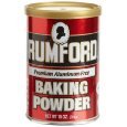 Rumford Aluminum Free Baking Powder, 8.1-Ounce Canisters - Pack of 2