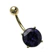 14k Gold Birth Stones Color = February - Sold Individually