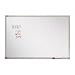 Quartet Standard Melamine Classroom Whiteboard, 4 x 6 Feet, Hanging System and Kit Included, Aluminum Frame (EMA406)