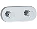 Loft Collection Double Towel Hook - Polished Chrome