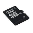Kingston 16GB microSD SDHC card with SD adapter