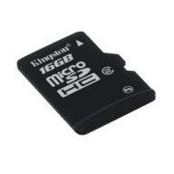Kingston 16GB microSD SDHC card with SD adapter