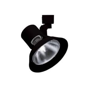 Juno Lighting R532BL Trac-Lites Flared Gimbal Line Voltage PAR30 Lamp Holder, Black by Juno