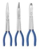 Westward 1UKP2 Long Reach Plier Set, Dipped Grip, 3 PC by WestWard Tools
