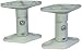 White Universal Satellite Speaker Mounts