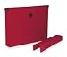 Dakota Designs 2LJX2 Hanging File Organizer, Letter, Red