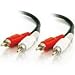 Cables To Go Value Series - Video / audio cable - composite video / audio - RCA (M) - RCA (M) - 12 ft - shielded - black