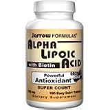 Alpha Lipoic Acid - A powerful antioxidant thiol that is both lipid and water soluble, 180 tabs., (Jarrow Formulas)