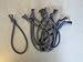 Trampoline enclosure pole bungee cords, set of 8
