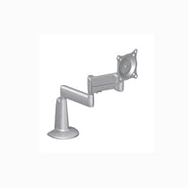 Height-Adjustable Dual Arm Desk Mount