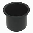 Jumbo Aluminum BLACK Poker Table Cup Holder - Casino Supplies > Tables > Table Accessories