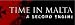 TIME IN MALTA - A Second Engine - Sticker