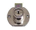 National Cabinet Lock C8703-14A-KD Drawer & Door Locks, 15/16 Cylinder Length, Bright Nickel Finish