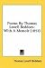 Poems By Thomas Lovell Beddoes: With A Memoir (1851) by Thomas Lovell Beddoes ISBN 0548941882