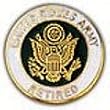U.S. Army Retired Small Hat Pin