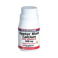 Windmill Oyster Shell Calcium 500 Mg With Vitamin